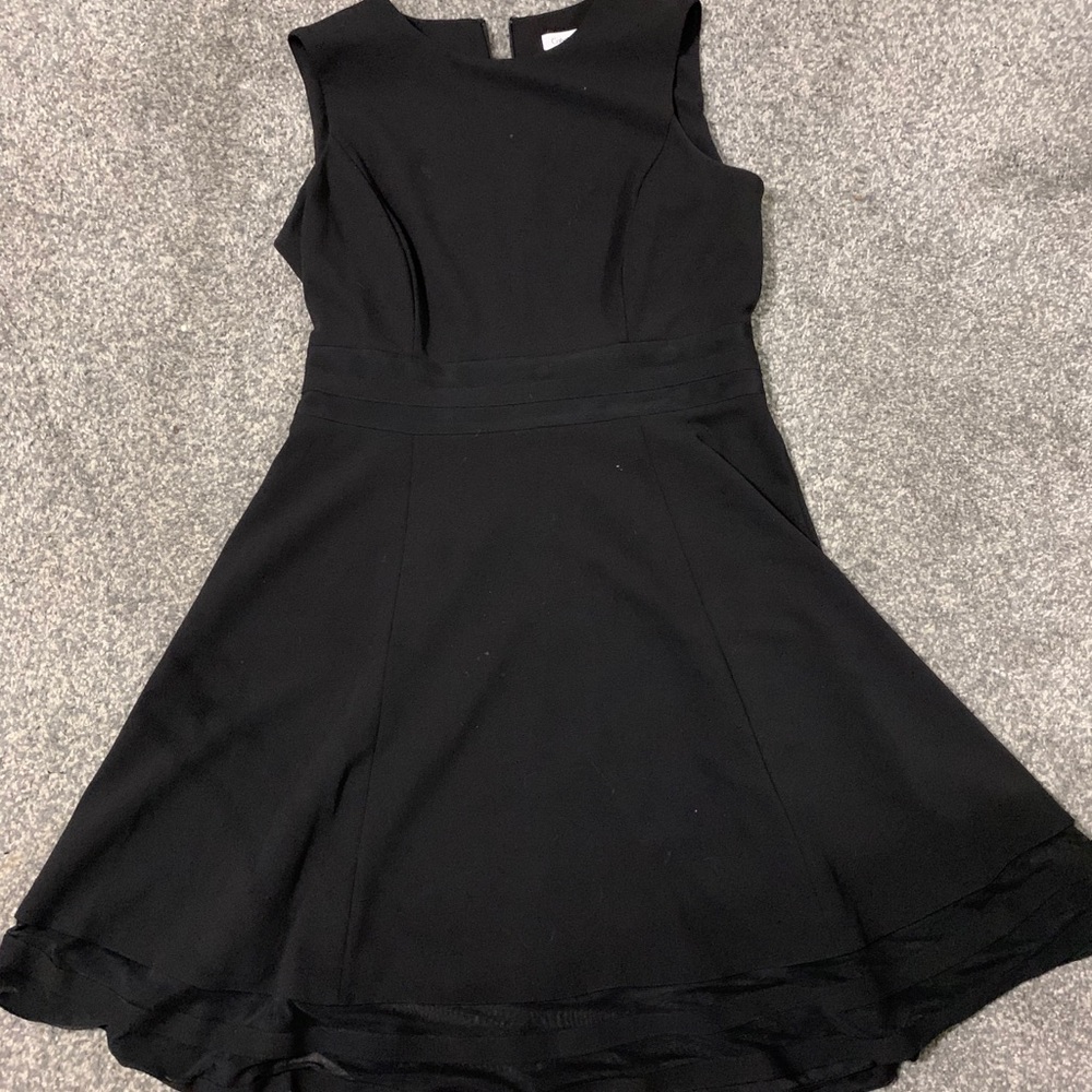 Calvin Klein Illusion Fit + Flare Dress